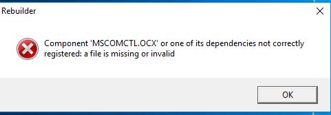 mscomctl ocx could not be loaded